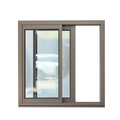 China Sliding good price and high quality aluminum sliding window price with tinted glass for sale