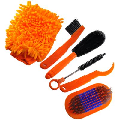 China Tool Chain Remover Brush Tire Road Mountain Bike Chain Frame Cleaning Recycling High Efficiency Cleaning Remover Set 275*90*85MM for sale