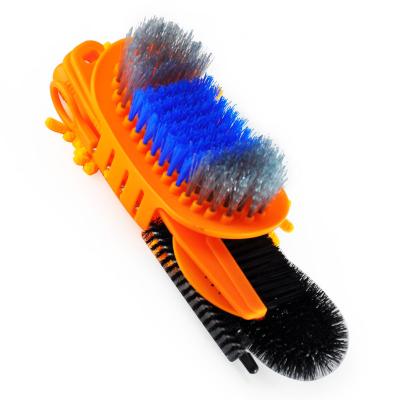 China Multifunctioncleaning tool chain cleaner brush tire brush road mountain bike chain frame cleaning high efficiency remover set 275*90*85MM for sale