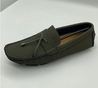 China Hot Selling Fashion Trend Spring Summer Africa Men Second Comfortable Leather Loafers for sale