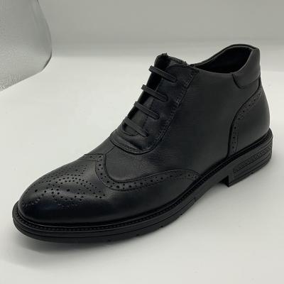 China Wholesale Genuine Leather Anti-slippery Good Quality Office Men Formal Boots for sale