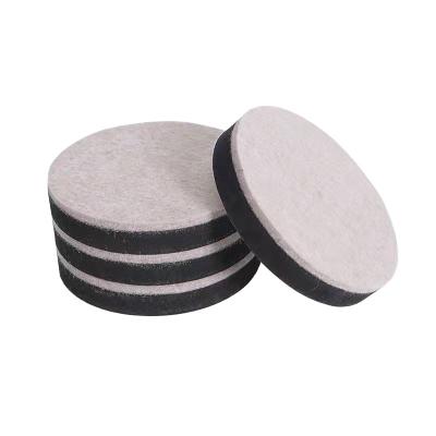 China Protect furniture rubber and felted composited pads felt furniture pads for hardwood floors protecting for sale