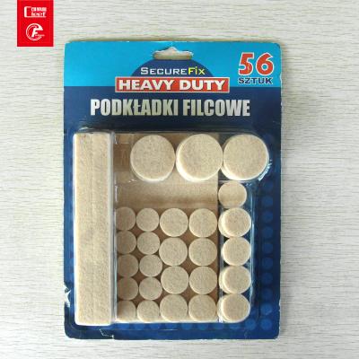 China Heavy Duty Felt Furniture Adhesive Felt Pads / Protector Pads / Furniture Leg Pad Pads for sale