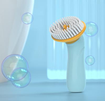 China Best Manual Pet Bathing Tool, Soft Silicone Grooming Brush Hairs with Loop Handle Give Pet Gentle Massage, Extra Shampoo Dispenser for sale