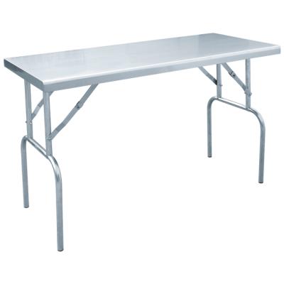 China Foldtable stainless steel kitchen work table foldable folding table for indoor and outdoor use for sale