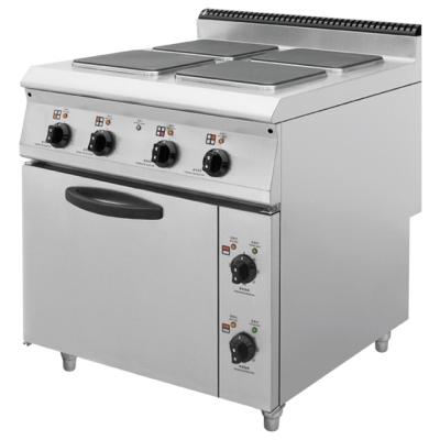 China High Efficiency Commercial Universal Commercial Electric Ranges With Combi Oven for sale