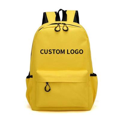 China Cheap waterproof custom logo school backpack canvas book rucksack rucksack bag for sale