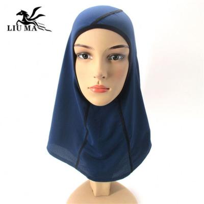 China 2020 Fashion Muslim Breathable Sports Turban New Hot Selling Hijab Stretch Sports Hijab for sale