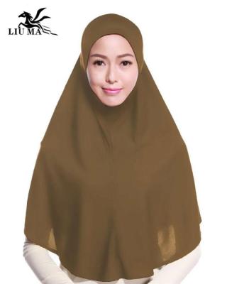 China High Quality Fashion Simple Muslim Shawl Tank Top Women Snap Hijab for sale