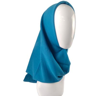 China 2019 fashion new design saudia bawal muslim hijab high quality polyester wholesale popular style for sale