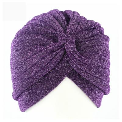 China Cheap Wholesale Factory Modestfashion Instant Gold Hijab Glitter Turban Headband for sale