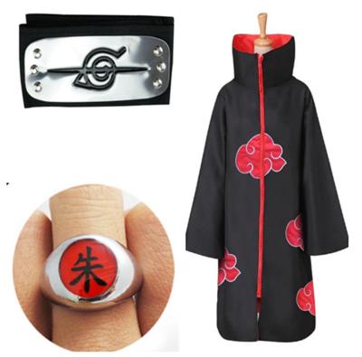 China Tokyo Avengers 3 Anime Costume Akatsuki Itachi Cosplay Clothing Anime Cloak Sasuke Uchiha Cosplay Costume Akatsuki Cloak Naruto Costume ALL PCS for sale