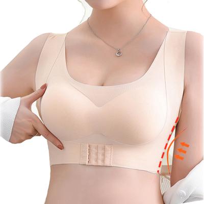 China Dropshipping tiktok QUICK DRY posture corrector front closure women push up bra posture corrector seamless adjustable bra for sale