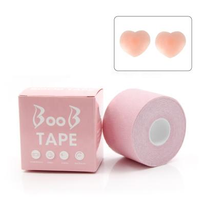 China Free Dropshipping CE Factory Latex Lift Up Tape Women Self Adhesive Vegan Nerd Lift Tape Breast Lift Tape Sticker Bra Lift Tape for sale