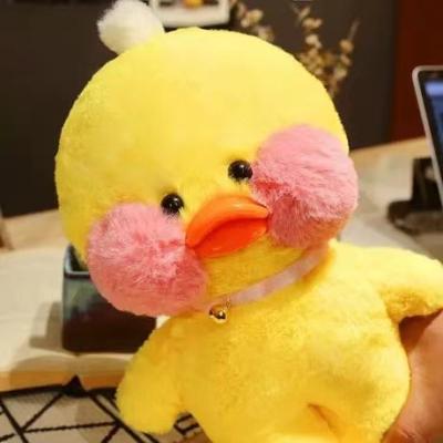 China Wholesale Promotion Stuffed 25cm Central Institute of Statistics Soft Stuffed Plush Doll Cartoon Duck Soft Lalafanfan Duck Sale Hot Cute Children Toy Soft Duck Toy For for sale