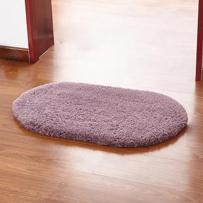 China 2021 Minimalist New Designed Multicolor Non Slip Water Absorbent Memory Foam Microfiber Bathroom Mat for sale