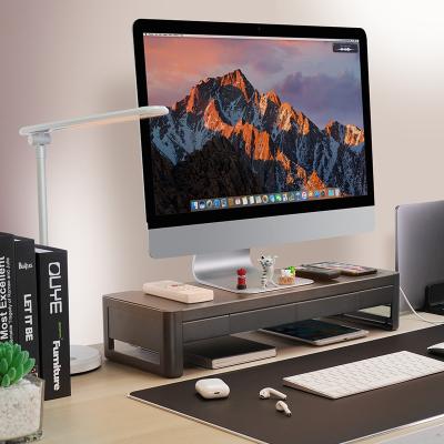 China Vaydeer Computer Monitor Stand Riser Studio Table Storage Laptop Monitor Desk Stand with Drawer and USB Hub for sale