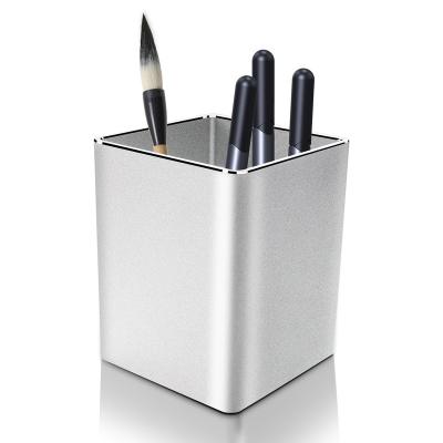 China Vaydeer Pen Holders Vaydeer OEM Square Metal Desktop Pen Storage Box Pencil Pen Holder for Home School Office for sale