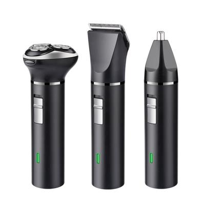 China Car Low Price Deluxe Ear Nose Hair Trimmer Safety Beard Grooming Kit For Men for sale