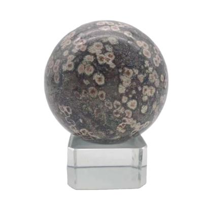 China China Wholesale Natural Sea Jasper Crystal Egg Quartz Ball Home Decoration for sale