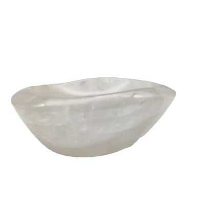 China China Folk Stone Crafts Selenite Bowl Engraved Natural Crystal Bowl Healing Stones Healing Stones for sale