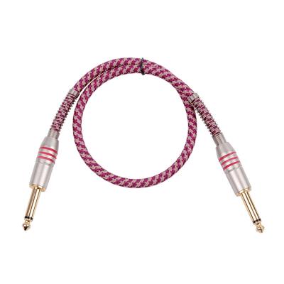 China Audio Speaker 6.5 Mono Cable 6.5 Guitar Cable Microphone Instrumentation Instrumentation Cable Size for sale