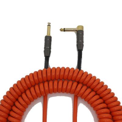 China GUITAR Spring Bass Guitar Cable PU Stretched Electric Guitar Cable Soundbox Effector Cable 5 8 9 10 Meter Strings for sale