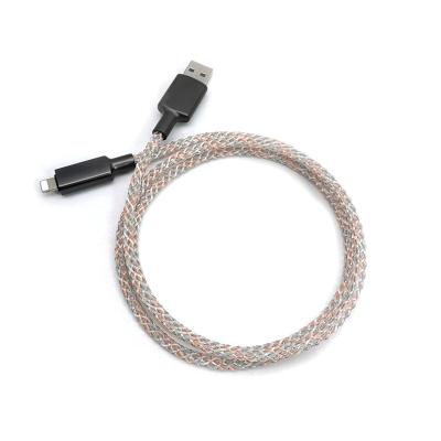 China Fast Drop Shipping Mobile Phone Charging Color 7 3 One Braided Fabric Magnetic Charging Cable for sale