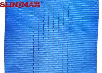 China Blue Lightweight Polypropylene Webbing , Breaking Strength 36000 KG Custom Webbing EN1492-1 for sale