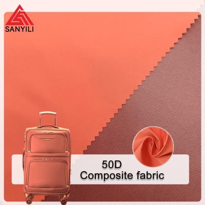 China Film Fabric Custom Plain Dyed Cloth Film Coated Fabric Waterproof Cloth For Laptop Backpack for sale