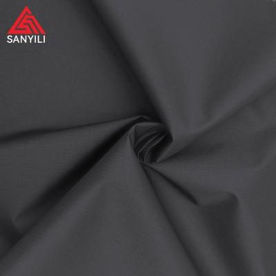 China 20D Taffeta Fabric Black Waterproof Composite Fabric Light Weight Single Nylon Film Fabric 100% for sale