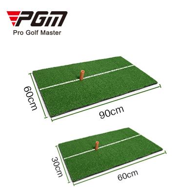 China Wholesale Golf Practice Ranges Hitting Trainer PGM DJD008 Mini Golf Mat Swing Mat With White Line for sale