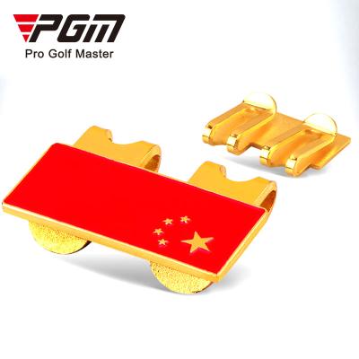 China Custom PGM MK003 Golf Ball Marker Cap Clip National Flag Golf Markers 13*7.5*16cm for sale