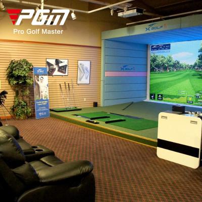 China Golf Practice PGM MNQ001 Indoor Infrared Induction Golf Simulation Trainer Golf Simulator for sale