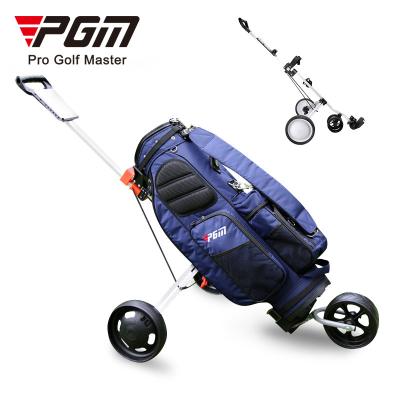 China Golf Game PGM QC001 Outdoor Folding Multifunctional Wholesale Golf Push Cart Golf Cart For Sale for sale