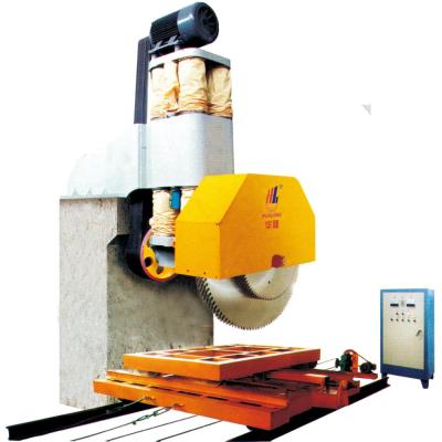 China HUALONG stonemachinery HLDQ-1600 Hydraulic lift big stone block cutting stone processing hard stone machine with multi-blade on sale for sale