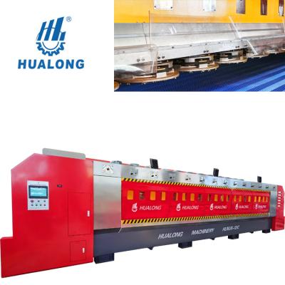 China Building Material Shops HUALONG Machine HLMJX-12C 12 Heads Automatic Wet Natural Stone Marble Polishing Machine For Marble for sale