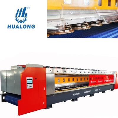 China China HUALONG wholesale automatic stone machines HLMJX-16C line of building material stores 16 head frankfurt marble polish machine for slab polishing for sale