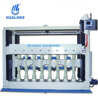 China Building Material Shops Hualong Machinery HLSYZ-8 CNC High Efficiency Stone Stone Forming Machine For Making Granite Balustrade Marble Baluster And Vase for sale