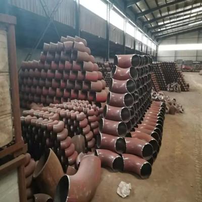 Cina A234 WP5 steel pipe fittings 90 deg LR elbow Seamless Carbon Steel Elbow/Alloy Steel Elbow/Pipe Bend in vendita