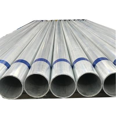 China Non alloy Zero Spangle ASTM A53 10.97mm Hot Dip Galvanized Tube for Construction and Fluid Pipe for sale