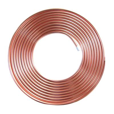 China Seamless Copper Coil Tube C10100 C11000 C12200 3mm 15m Steel Copper Pipe Round Coil Te koop