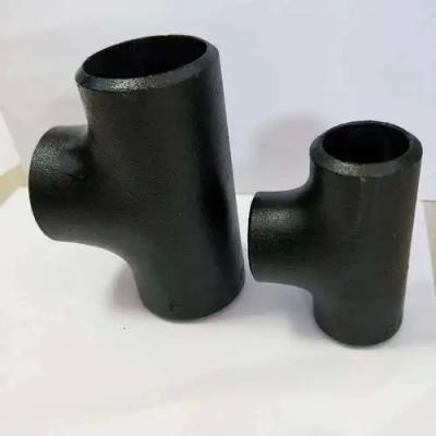 中国 Butt Welding Fitting Alloy Pipe Fitting ASME/ANSI B16.9 Sch80 Carbon Steel Pipe Fitting Butt Welded Fitting Seamless Tee 販売のため