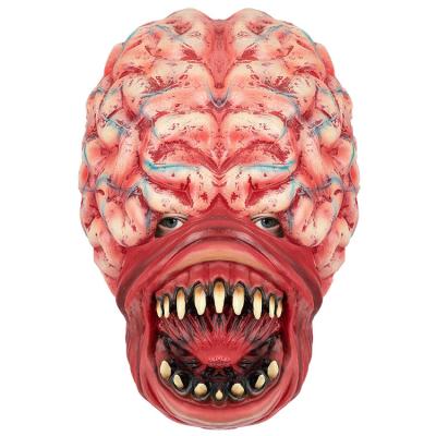 China Horror alien monster Halloween latex mask headgear mask haunted house cosplay alien props for sale