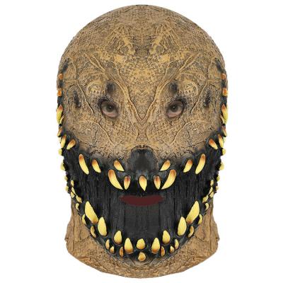 China Horror Halloween latex mask headgear horror monster haunted house cosplay alien props for sale