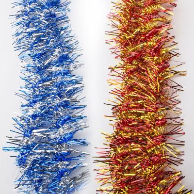 China Hot Sale Durable Christmas Tinsel Garland Xmas Party Christmas Tree Sale During Garland Decorations for sale