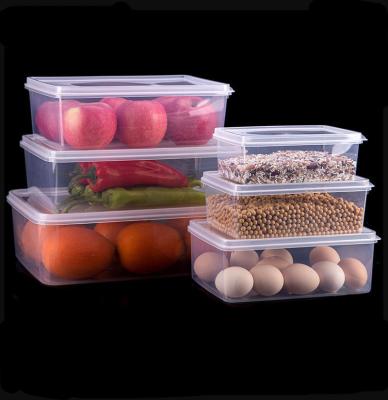 China Plastic Freshness Preservation Kitchen Refrigerator Food Storage And Container Box for sale