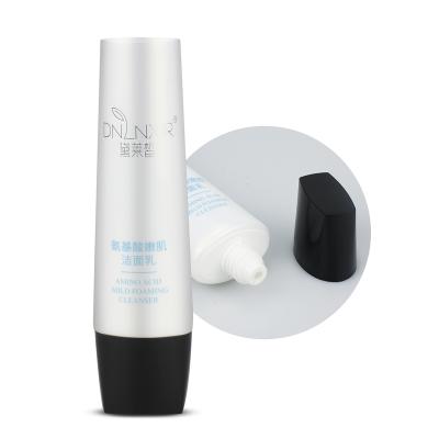 China Hot Sale 100ml Oval Tube Oval Squeeze Tube For Facial Cleanser for sale