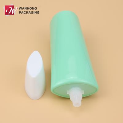 China New Design Flat Tube Diameter 35mm Plastic Squeeze Tube For BB Cream Sunscreen for sale