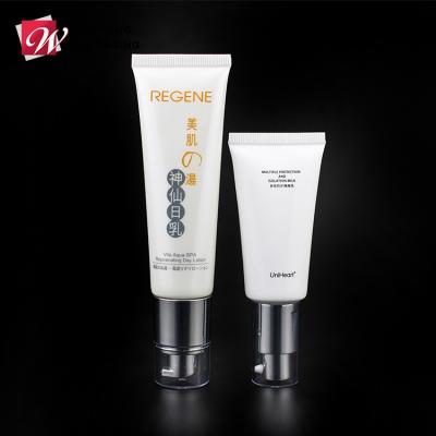 China High Quality High Quality 50ml Treatment Pump Tube Packaging For Sunscreen Foundation for sale